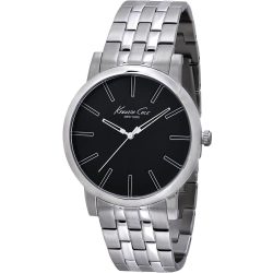 KENNETH COLE férfi ezüst Quartz óra karóra IKC9231