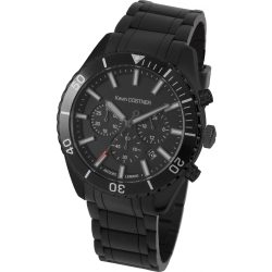   JACQUES LEMANS Unisex férfi női fekete Quartz óra karóra KC-104B