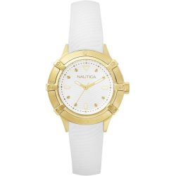 NAUTICA női fehér Quartz óra karóra NAPCPR001