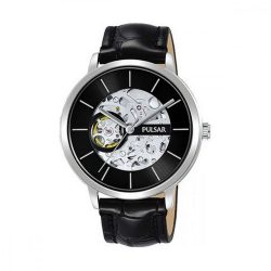 PULSAR férfi fekete automata óra karóra P8A003X1