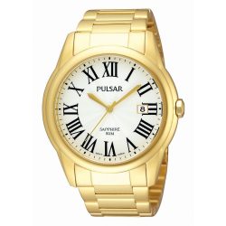 PULSAR férfi GOLDEN Quartz óra karóra PS9178X1