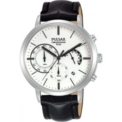 PULSAR férfi fekete Quartz óra karóra PT3A71X1