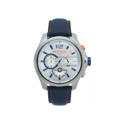 POLICE férfi kék Quartz óra karóra R1471294001