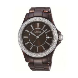 LORUS női barna Quartz óra karóra RH967EX9