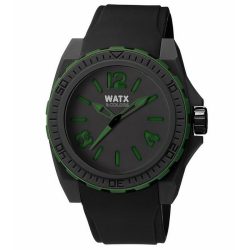 WATX férfi fekete Quartz óra karóra RWA1800