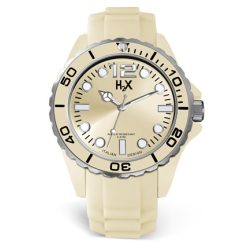 HAUREX Unisex férfi női krém Quartz óra karóra SC382UC1