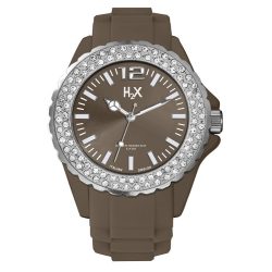 HAUREX női barna Quartz óra karóra SS382DM3