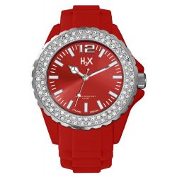 HAUREX női piros Quartz óra karóra SS382DR1
