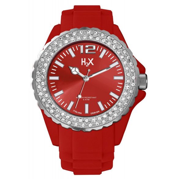 HAUREX női piros Quartz óra karóra SS382DR1