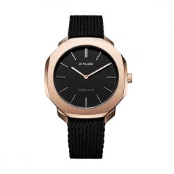   D1 MILANO Unisex férfi női fekete Quartz óra karóra SSPL02