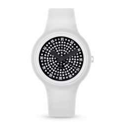 HAUREX női fehér Quartz óra karóra SW390DFW
