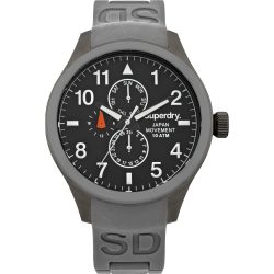 SUPERDRY férfi szürke Quartz óra karóra SYG110E