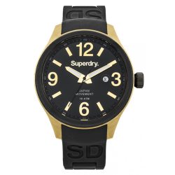 SUPERDRY férfi fekete Quartz óra karóra SYG132BW