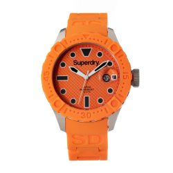 SUPERDRY férfi narancssárga Quartz óra karóra SYG140O