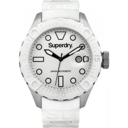 SUPERDRY férfi fehér Quartz óra karóra SYG140W