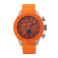 SUPERDRY férfi narancssárga Quartz óra karóra SYG142O