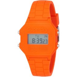 SUPERDRY női narancssárga Quartz óra karóra SYG201O