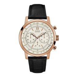 GUESS férfi fekete Quartz óra karóra W0916G2