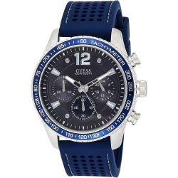 GUESS férfi kék Quartz óra karóra W0971G2