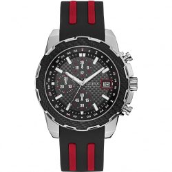 GUESS férfi fekete Quartz óra karóra W1047G1