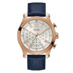 GUESS férfi kék Quartz óra karóra W1105G4