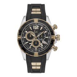 GC férfi fekete Quartz óra karóra Y02011G2