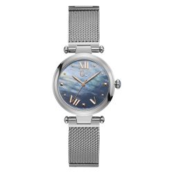 GC női ezüst Quartz óra karóra Y31001L7