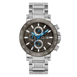 GC férfi ezüst Quartz óra karóra Y37011G5MF