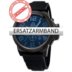   Rothenschild Replacement szíj szilikon RS-1108-IB fekete kapocs Karkötő