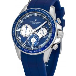   Jacques Lemans 1-2127B Liverpool Kronográf Óra 40mm 10ATM karóra