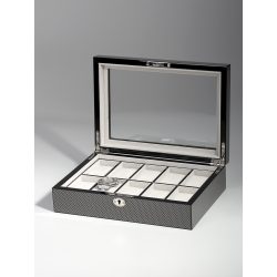   Rothenschild óra karóra doboz RS-2071-10CA for 10 carbon Watchbox