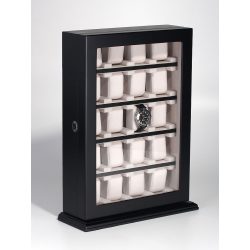   Rothenschild óra karóra Showcase RS-1100-20BL for 20 fekete Watchbox