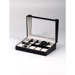   Rothenschild óra karóra doboz RS-3041-10BL for 10 fekete Watchbox