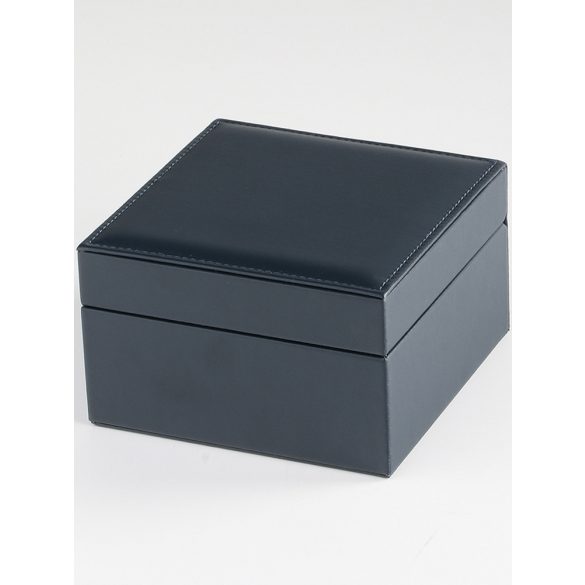 kék leatherette óra karóra ajándék doboz RS-3030-1BLUE Watchbox