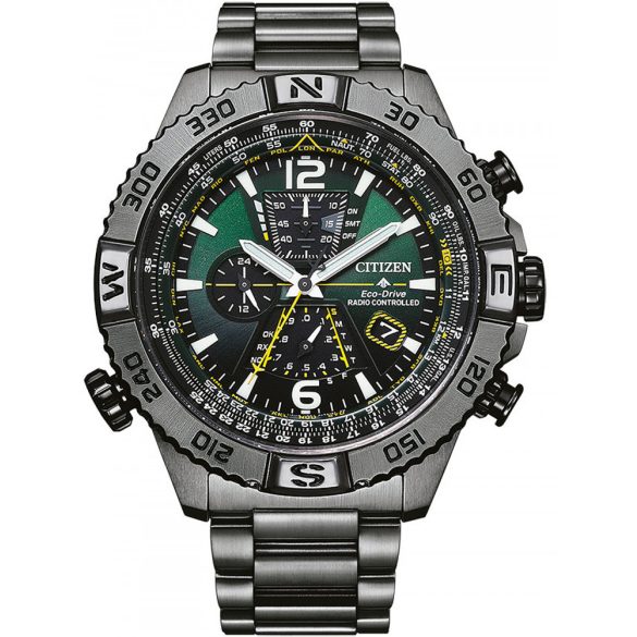 Citizen AT8227-56X Promaster-The Pilot Radio-Controlled Eco-Drive 48mm 20ATM karóra