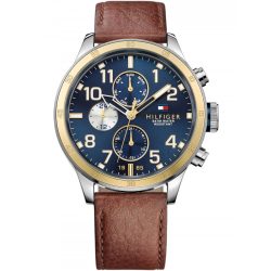   Tommy Hilfiger 1791137 Trent férfi's 46 mm 5 ATM karóra