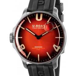 U-Boat 8701/B Darkmoon piros SS 44mm 5ATM karóra