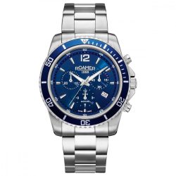 Roamer Nautic Chrono 100 férfi óra karóra ezüst