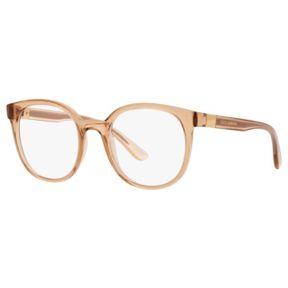 Dolce & Gabbana női bézs kerek szemüvegkeret