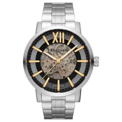   Thomas Earnshaw nagy Horizon Skeleton férfi óra karóra ezüst