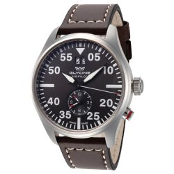 Glycine Airpilot kettős idő 44 férfi óra karóra barna