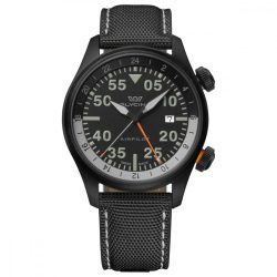 Glycine Airpilot GMT 44 férfi óra karóra fekete