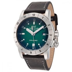 Glycine Airman Worldtimer férfi óra karóra fekete