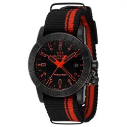 Glycine Airman Worldtimer férfi óra karóra fekete