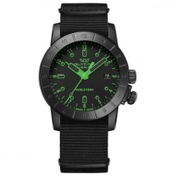 Glycine Airman Worldtimer férfi óra karóra fekete