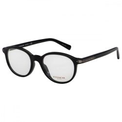 Coach Unisex férfi női fekete kerek szemüvegkeret