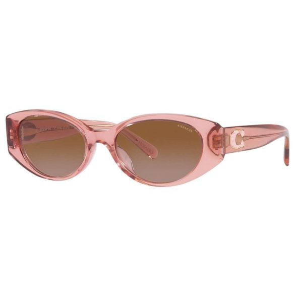 Coach női rózsaszín ovális napszemüveg