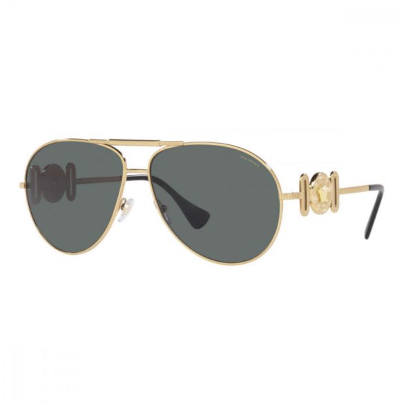 Versace Unisex férfi női arany Aviator napszemüveg