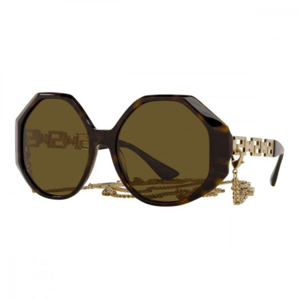 Versace női barna szögletes napszemüveg