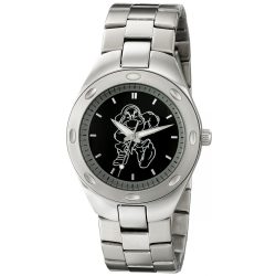   Disney férfi W001904 Grumpy analóg kijelző analóg Quartz ezüst óra karóra